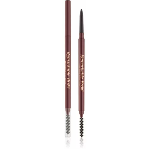 ZOEVA Remarkable Brow samodejni svinčnik za obrvi odtenek Black Brown 0,09 g