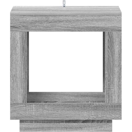  Bocni stol Siva sonoma 60 x 40 x 65 cm Konstruirano drvo Slike