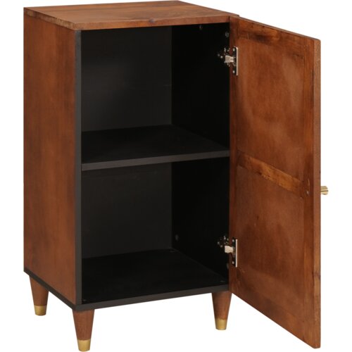 vidaXL Omare in policami za shranjevanje medijev s polico s shranjevanjem z vrati Rjava Cene