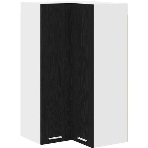 VidaXL viseći ormarić riga sonoma hrast i bijela 57 x 57 x 100 cm Slike