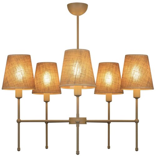  Luster na &scaron;ipci MADELA 5xE14/40W/230V juta/bež Cene