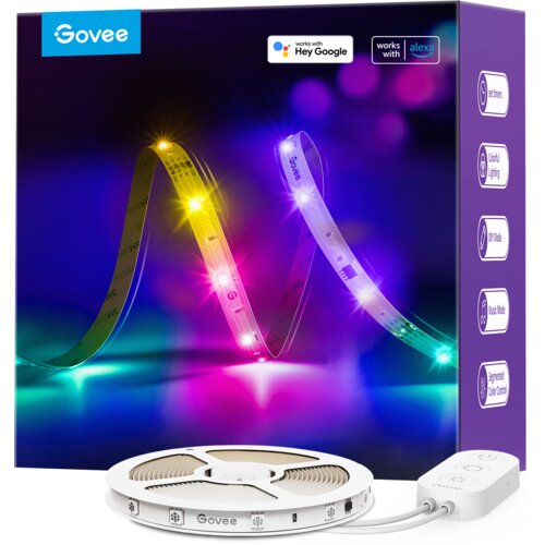 GOVEE RGBIC Basic Wi-Fi + Bluetooth LED trak 5 m Slike