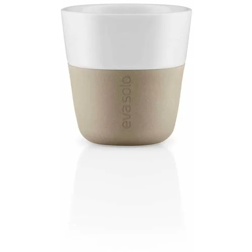 Eva Solo Bež in bela porcelanska skodelica za espresso v kompletu 2 skodelic po 80 ml -