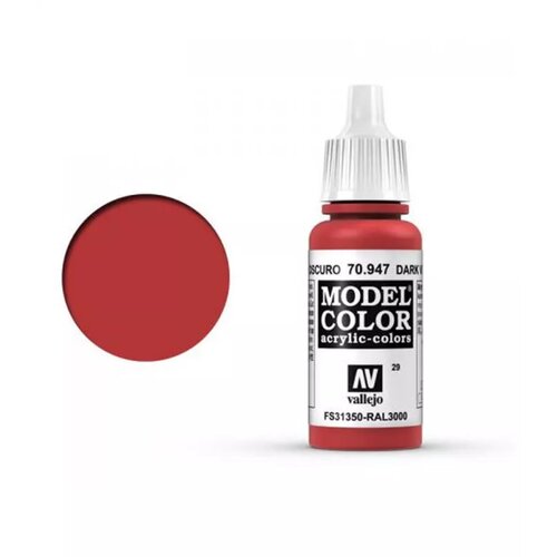 Vallejo dark vermillion Cene