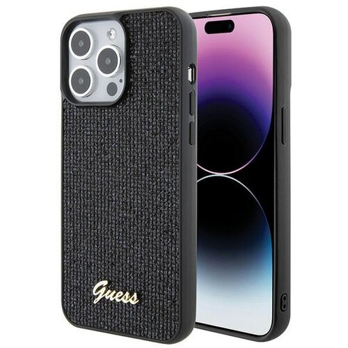  Torbica guess hc pu disco script metal za iphone 15 pro max 6.7 (GUHCP15XPMSDGSK) Cene