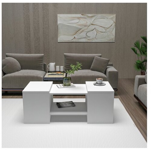 Hanah home Set klub stolovi Sartos, bijeli Cene