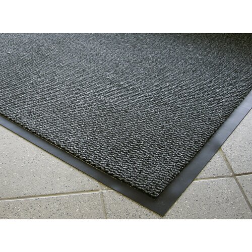 COBA Predpražnik za prestrezanje nečistoč za notranje prostore, flor iz polipropilena, DxŠ 900 x 600 mm, DE 2 kosa, črn / kovinski Cene