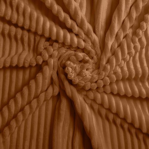 Douceur d int&amp;eacute;rieur Svjetlo smeđa 3-dijelna flanelska posteljina za bračni krevet/za produženi krevet 240x220 cm Veloutea &amp;ndash; Slike