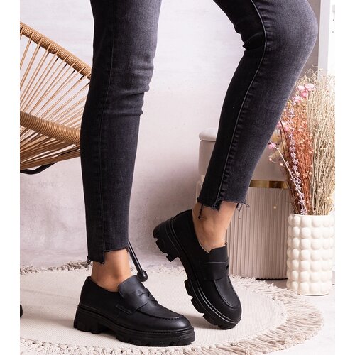 Gemre Black eco leather shoes Kirna Cene