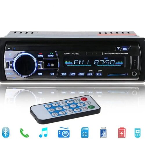  Auto-radio 4x60 W sa Bluetooth vezom i FM prijemnikom Slike