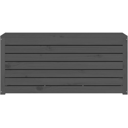  Vrtna kutija siva 101 x 50,5 x 46,5 cm od masivne borovine Slike