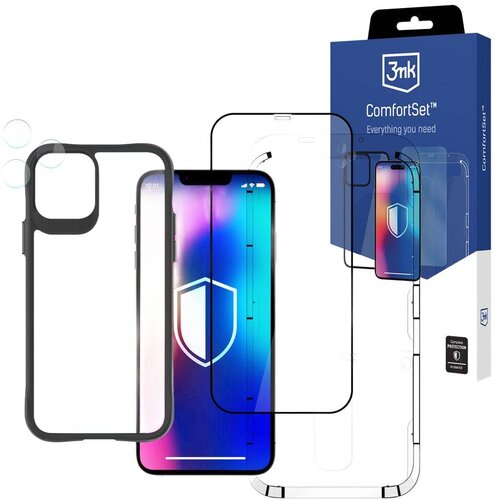 3mk ETUI 4V1 COMFORT SET, KALJENO STEKLO ZA APPLE IPHONE 11 PRO MAX, (21965131) Cene