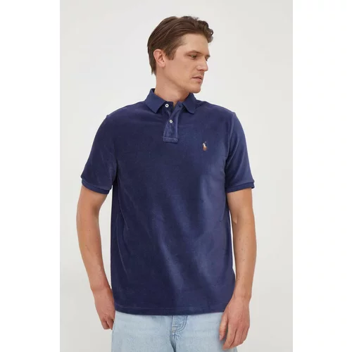 Polo Ralph Lauren Polo majica za muškarce, boja: tamno plava, melanž