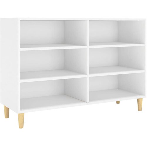 Maison Chic Komoda - Predalnik bela 103,5x35x70 cm iverna plo&amp;scaron;ča, (21716949) Slike