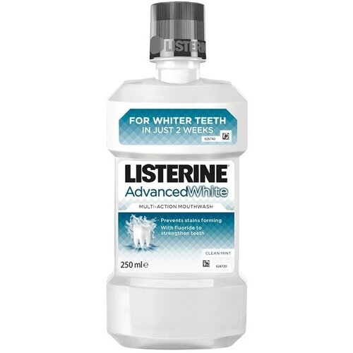 Listerine Tečnost za ispiranje usta advanced White 250ml Cene