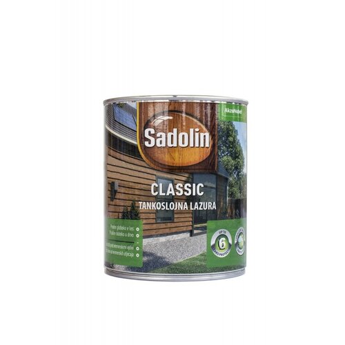 Sadolin Tankoslojna lazura za les Classic (2,5 l, mahagonij, št. 7) Cene