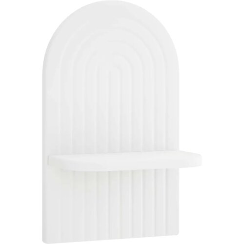  Zidna polica 2 kom. Bijela 23 x 13.5 x 37.5 cm Prerađeno drvo - Bijela 23 cm Slike