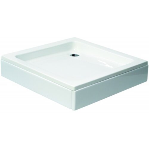 Sanotechnik Tu&amp;scaron; kada Bora s oblogom (D x &amp;Scaron; x V: 80 cm x 80 cm x 14 mm, Bijela) Slike
