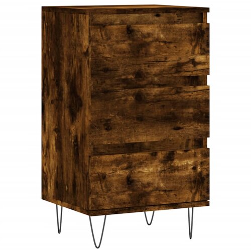 Maison Chic Komoda - Predalnik dimljeni hrast 40x35x70 cm inženirski les, (21718481) Cene