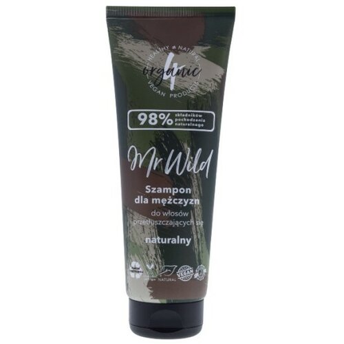 4Organic šampon za muškarce za masnu kosu mr wild 250ml Cene