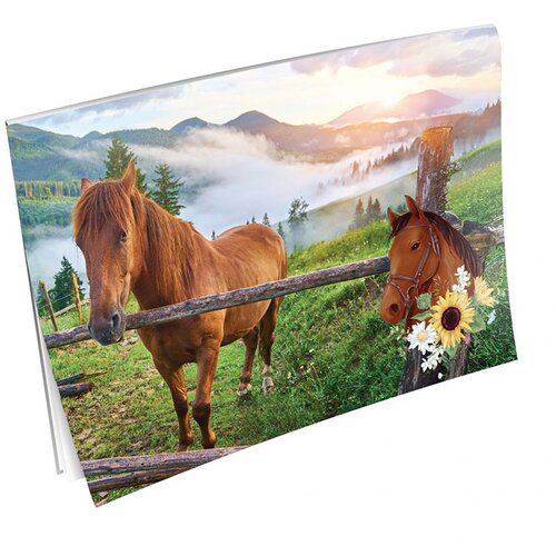  Risalni blok A3, 20 listni, Horse Slike