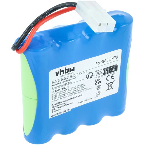 VHBW Baterija za Water Tech Pool Blaster Max CG, 9630-BHPB, 3000 mAh Cene
