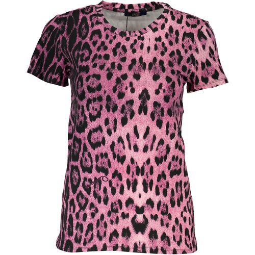 Cavalli Class WOMEN&#39;S SHORT SLEEVE T-SHIRT PINK Cene