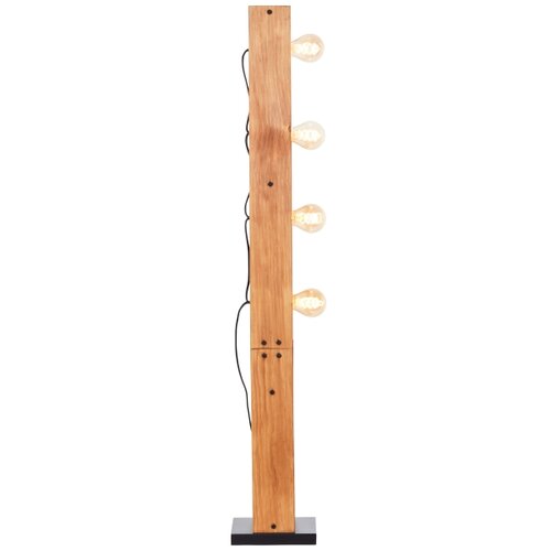 Brilliant Podna lampa CALANDRA 4xE27/42W/230V borovina Slike