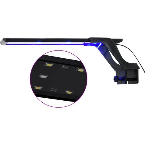  Akvarijsko LED svjetlo sa stezaljkom 35 - 55 cm plavo-bijelo Cene