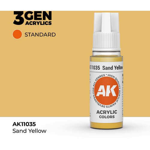 AK Interactive Sand Yellow 17ml - 3rd Gen Akrilna Boja AK11035 Cene