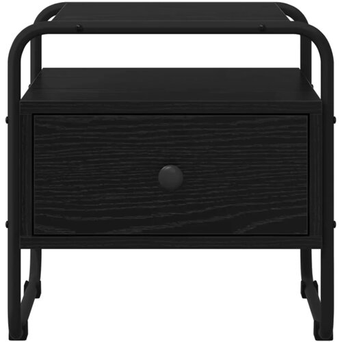  Noćni ormar Crni hrast 40 x 39 5 x 40 cm Konstruirano drvo - Crni hrast 1 Slike