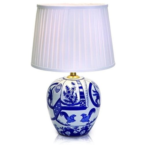 Markslöjd modro-bela namizna svetilka Goteborg, višina 48 cm Cene