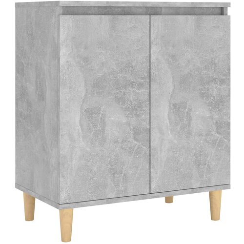 Maison Chic Komoda - Predalnik z lesenimi nogami betonsko siva 60x35x70cm iverna pl., (21719288) Cene