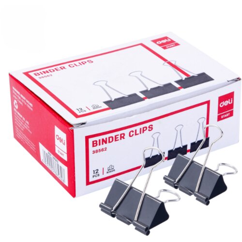 Deli &amp;Scaron;tipaljke za papir E38562, 41mm, 12 komada Slike