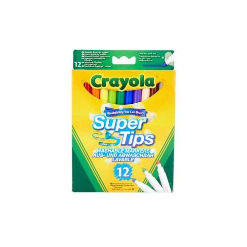 Crayola MARKERI SUPERTIPS 12 KOM Slike