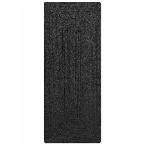 Hanse Home Črn obojestranski/ročno tkan tekač iz jute 80x200 cm Juno &amp;ndash; Slike