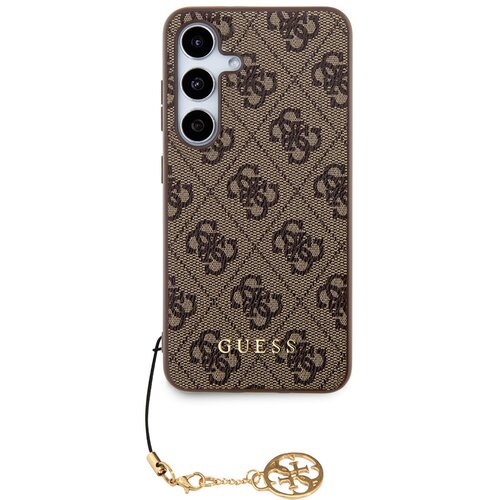 Guess Ohi&amp;scaron;je za Samsung Galaxy S24 4G Edition z obeskom, Rjava, (21749278) Slike