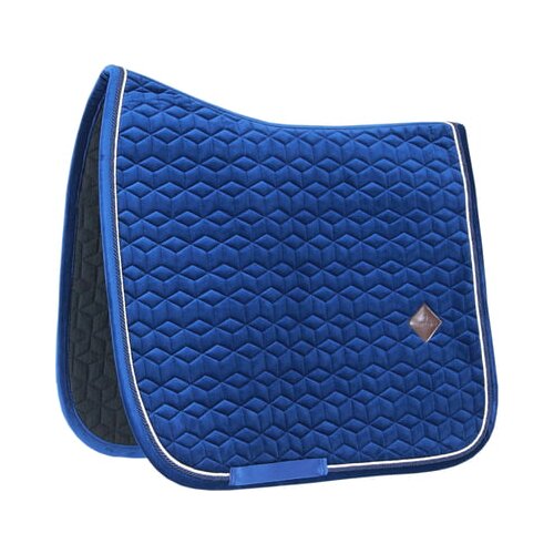 Kentucky Horsewear Dresurna podsedelnica "Velvet Basic" - mornarsko modra Cene