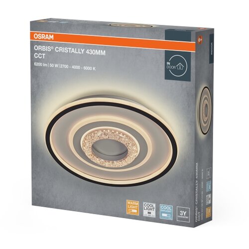 Osram LED plafonsko svetlo ORBIS CRISTALLY LED/50W/230V 2700/4000/6000K Slike