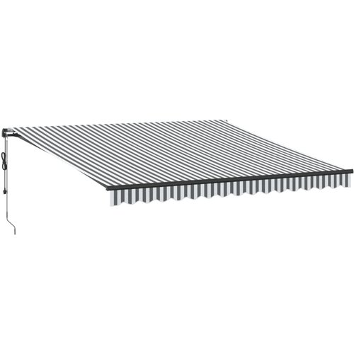 vidaXL Tenda na automatsko uvlačenje antracit i bijela 400 x 350 cm Cijene