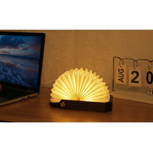 Gingko bijela/u tamnoj prirodnoj boji led stolna lampa (visina 4 cm) origami &amp;ndash; Slike