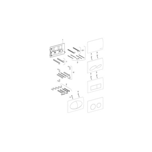 Geberit 240.173.00.1 KOMPLET VIJAKA ZA RAZMAK (2 KOM.) Cene