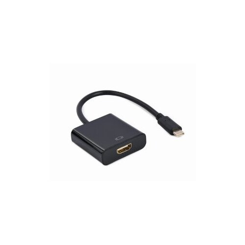  USB adapter Type-C to HDMI adapter 4K@60Hz, 15 cm, black, GEMBIRD, A-CM-HDMIF-04 Cene