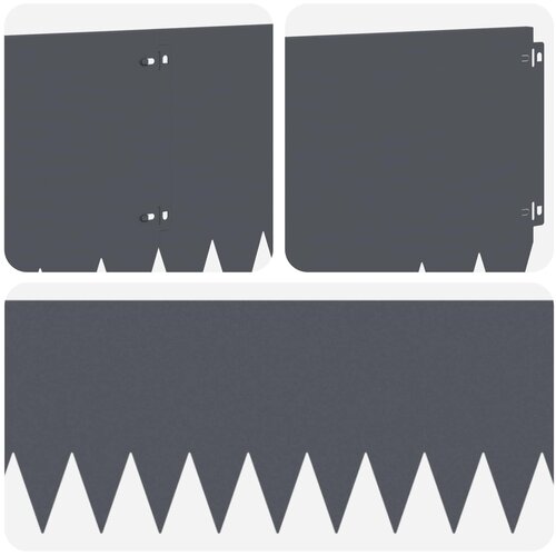  Ograda oko Travnjaka 20 pcs 103 x 30 cm Čelik Antracit Slike