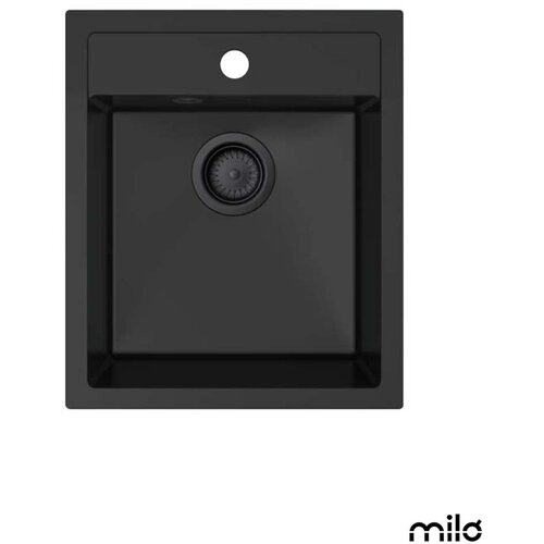 Milo Granitna sudopera Alpha 43,5x51,5cm Lava stone ø90 Cene