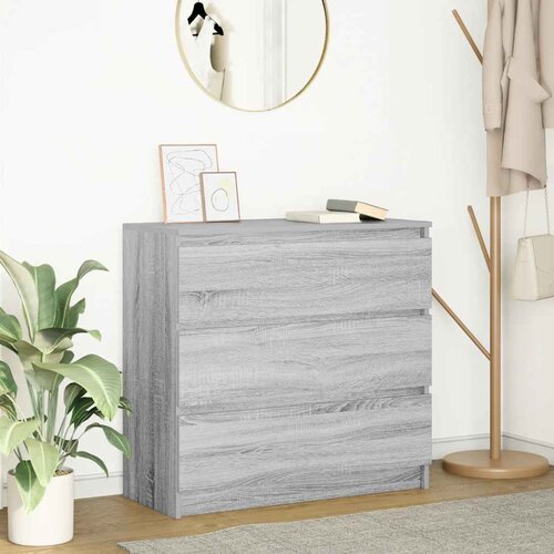  Komoda boja hrasta sonome 80x35x76 cm konstruirano drvo Cijene