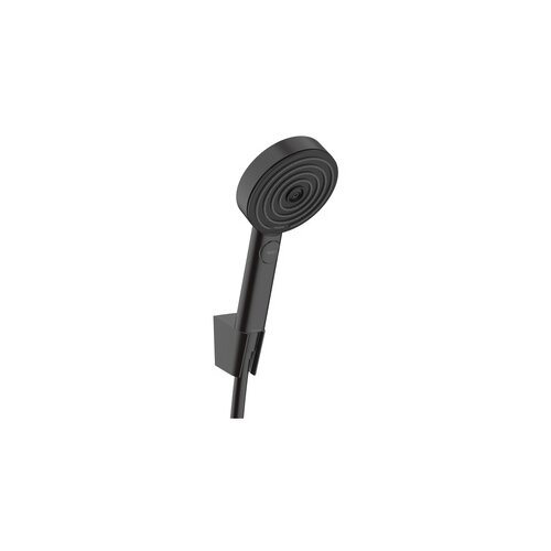 Hansgrohe Pulsify Select S Matt Black tuš set: ručni tuš sa 3 mlaza, držač za ručni tuš, Isiflex 1600 crevo za tuš 24303670 Cene