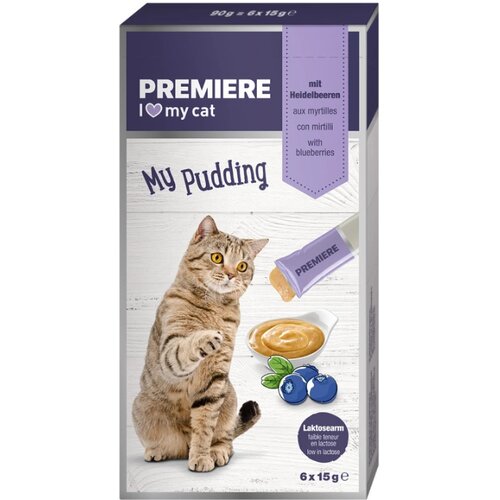 Premiere poslastica za mačke My Pudding borovnica 6x15 g Cijene