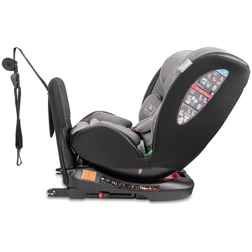 Lorelli Ares autosjedalica i-Size Isofix 360 Anti Rebound Bar 40-150 cm, Black Slike