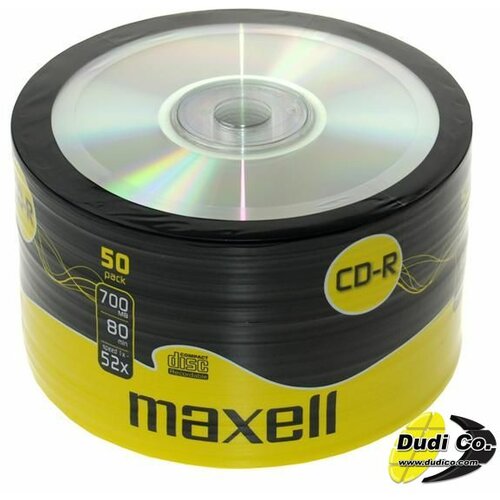 Maxell cd-r 80 52xcelofan MDCDR8052X50S Slike